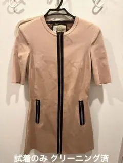 即購入可 試着のみ GUCCI ベージュ ひざ丈ワンピース XS 正規品