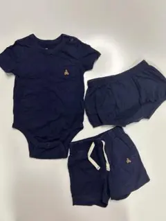 【GAP】ロンパース　ブルマ&パンツセット　12-18 months
