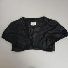 Ray BEAMS ボレロ カーディガン ブラックのサムネイル