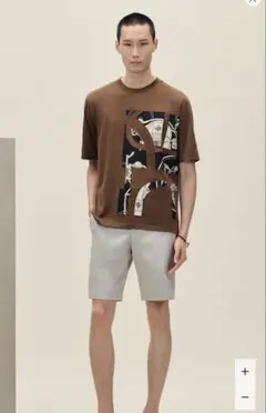 値下げ新品エルメス メンズ Tシャツ パッチシルク 《エクスリブリス》 XXLのサムネイル