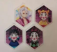鬼滅の刃 遊郭編 チャーム 両面アクリルキーホルダー 宇髄 炭治郎 善逸 伊之助