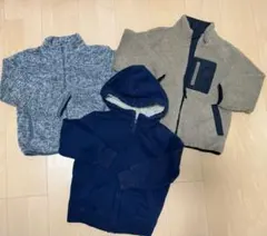 UNIQLO⭐︎GU アウター、パーカー3点セット　120㎝