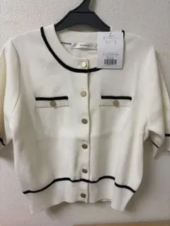 新品タグ付き リランドチュール 半袖ニット