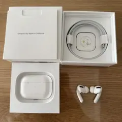 AirPods Pro 第1世代 外箱付 付属品未使用 右耳正常 左耳ノイズあり