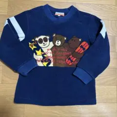 カステルバジャック ネイビー トレーナー 100