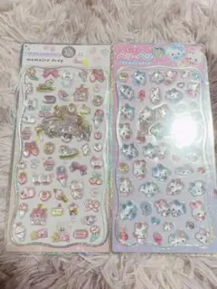 ももいろ、ベリーベリー立体シール2枚セット