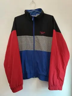 【リーボック】 ナイロンジャケット トラックジャケット ビンテージ 古着