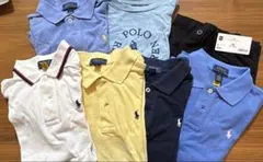 ラルフローレン　半袖ポロシャツ５枚とTシャツ　おまけのGUハーフパンツ