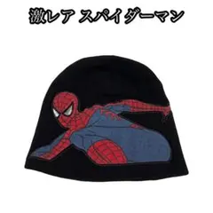 90s OLD marvel スパイダーマン ニット cap 上質 ワッペン