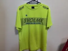 SVOLME 蛍光イエロー Tシャツ　ジャージ