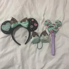 ディズニー ヴァネロペ パルパルーザ カチューシャ ヘアゴム ステッキ