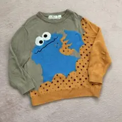 H&M セサミストリート クッキーモンスター セーター 122/128cm