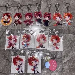 すとぷり 7周年 アクキー アクリルキーホルダー 莉犬 15個セット 莉犬くん アクキー7個セット 旗持ち 6周年 7周年 キャンディ