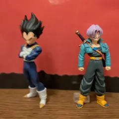 HGドラゴンボール　ベジータ、トランクスフィギュア