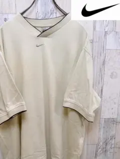ナイキ Nike XXL クリーム プリントTシャツ