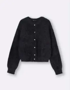 シャイニークルーネックカーディガンZ GU