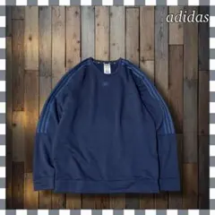 adidas アディダス スリーブライン スウェット トレーナー L