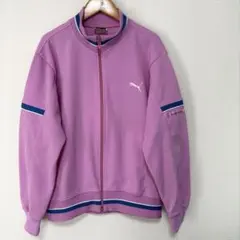 プーマ　ビンテージ　トラックジャケット　00s ヒットユニオン　ロゴ　ピンク L