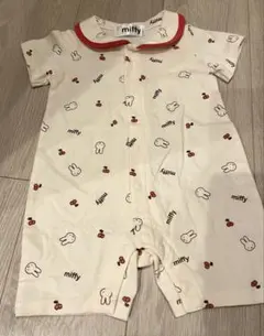 【新品未使用】miffyロンパース 80