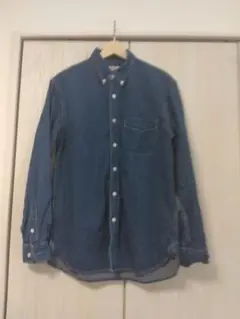 H.R. MARKET ダークブルー デニムシャツ　サイズL(3)