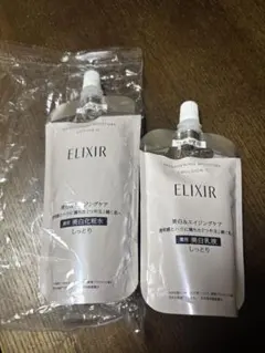 エリクシール　美白化粧水、乳液　しっとり　つめかえ