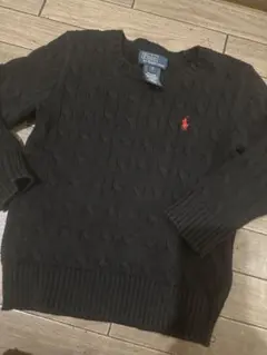 Polo by Ralph Lauren 黒 ケーブルニット セーター サイズ5