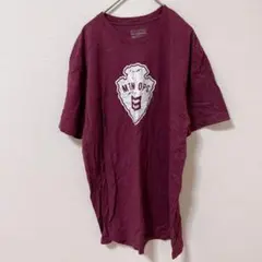 MTN OPS マウンテン・オプス 【L】バーガンディ アローヘッド 半袖