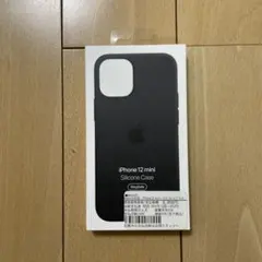 新品未使用アップル純正　iphone 12miniシリコンケース　ブラック