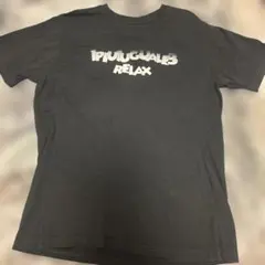 1PIU1UGUALE3 ブラック Tシャツ 新品 XL 1PIU1UGUALE3 RELAX ウノピュウノウグァーレトレ Tシャツ メンズ
