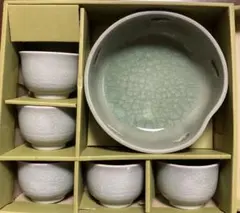 青磁貫入【茶菓揃】【最終価格】