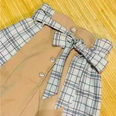 美品▼ MAJESTIC LEGON Mサイズ チェック柄 秋 スカート ひざ丈