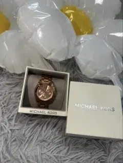 MICHAEL KORS クロノグラフ 腕時計 ローズゴールドのサムネイル