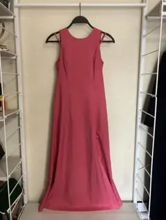 MERCURYDUO ノースリーブ ロングワンピース ピンク