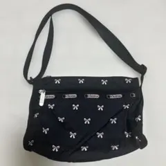 LeSportsac ショルダーバッグ リボン柄 ブラックのサムネイル