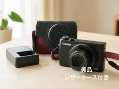 美品 Canon PowerShot G7X 高級コンデジ レザーケース液晶保護のサムネイル
