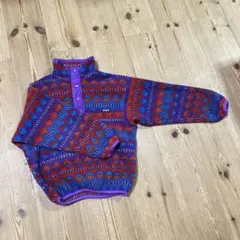 Patagonia フリースジャケット キッズ 5 古着