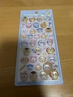 ボンボンドロップシール　ちいかわ　みんな　ポーズ