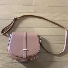 茶色　ショルダーバッグ 合成皮革