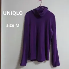 UNIQLO ハイネック カットソー M