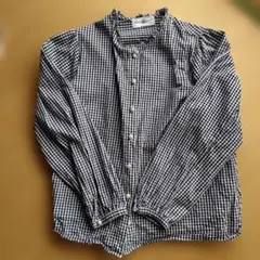 ギンガムチェック 長袖シャツ