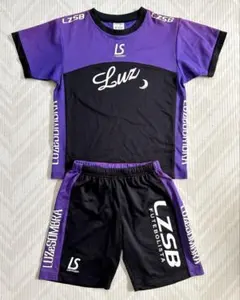 LUZeSOMBRA プラクティスシャツ ハーフパンツ 黒 150cm