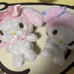 マイメロディ　マスコット　ティアラ　エンジェル　ぬいぐるみ　バッグチャーム マイメロディ マスコット ティアラ エンジェル ぬいぐるみ バッグ