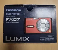 Panasonic　LUMIX DMC-FX07 レッド Panasonic LUMIX DMC-FX07 Red Digital Camera with Accessories