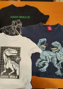 恐竜3枚セット半袖120センチ男の子