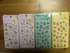 ディズニー プクプクシール4枚セット
