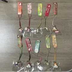 【レア】ハローキティ 根付 ご当地ストラップ 10個セット