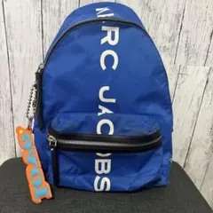 MARC JACOBS マークジェイコブズ バッグパック ブルー　チャーム付き