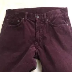 UNIQLO パンツ　ワインレッド　メンズ　　Mサイズ　コーデュロイ