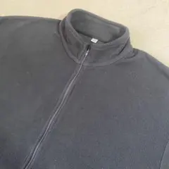 ユニクロ　フリース　L グレー　薄手　レディース　ジャケット