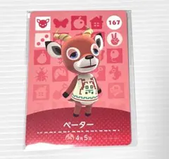どうぶつの森 ペーター amiiboカード
